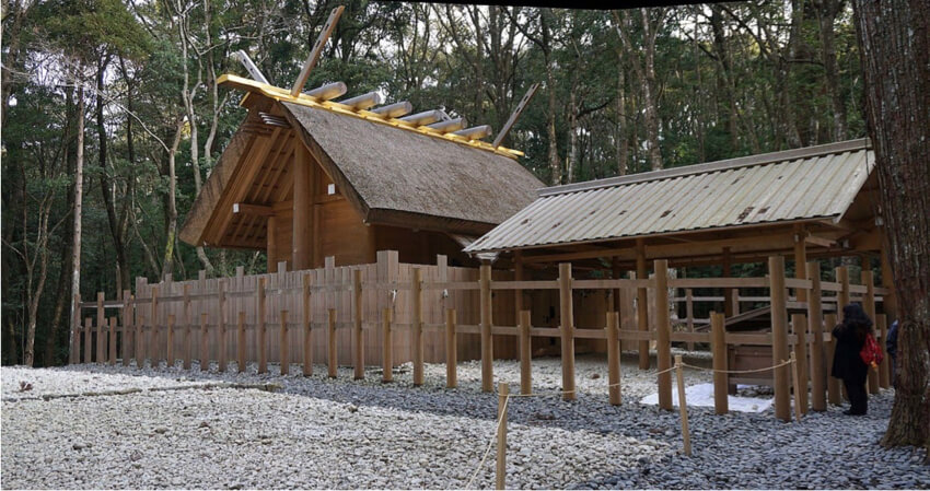 Ise Grand Shrine in Naiku, Japan